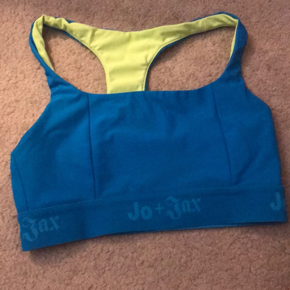 Blue Jo+Jax sports bra